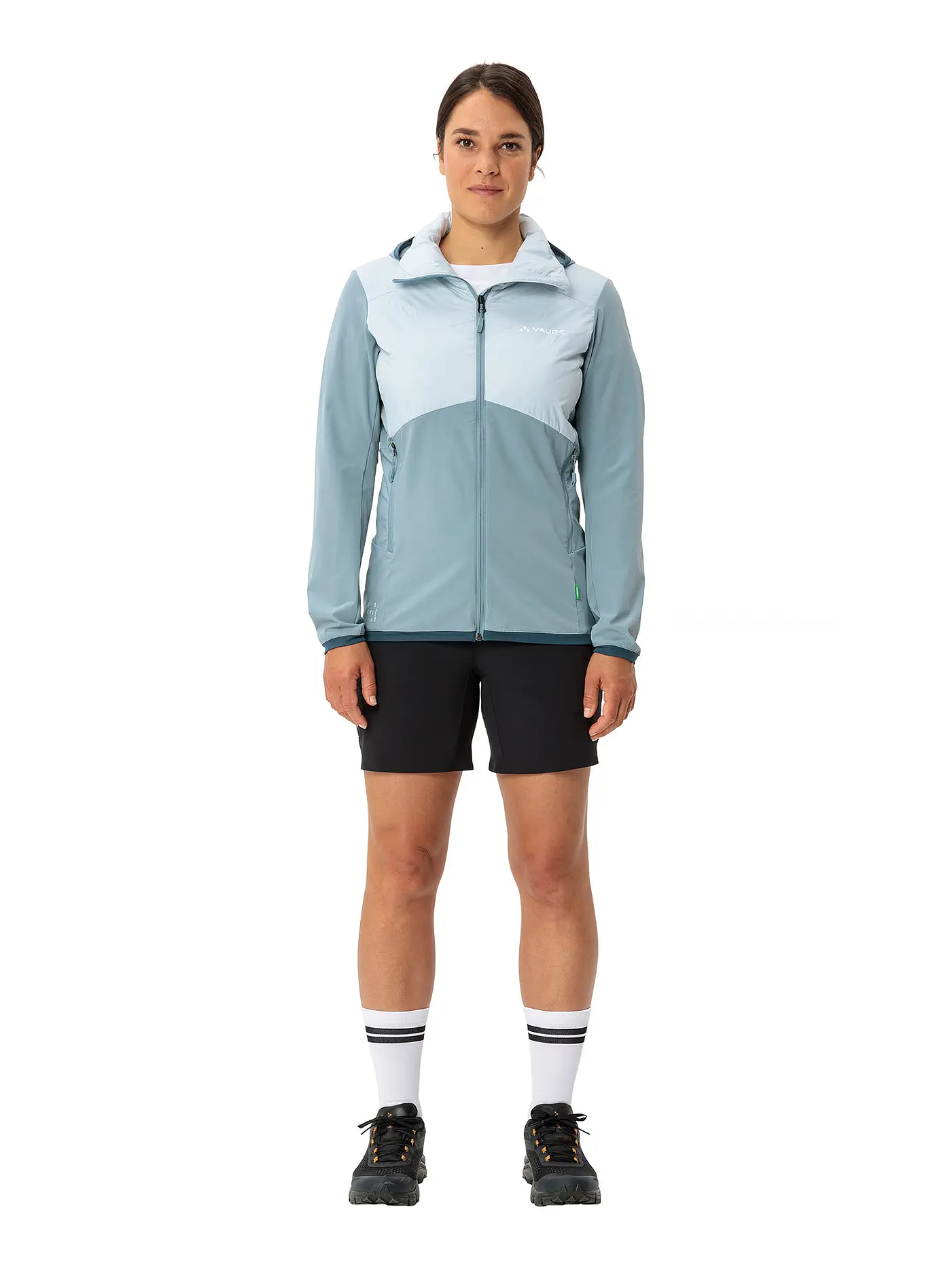 VAUDE | Damen Hybridjacke Brenva Hoodie | hellblau